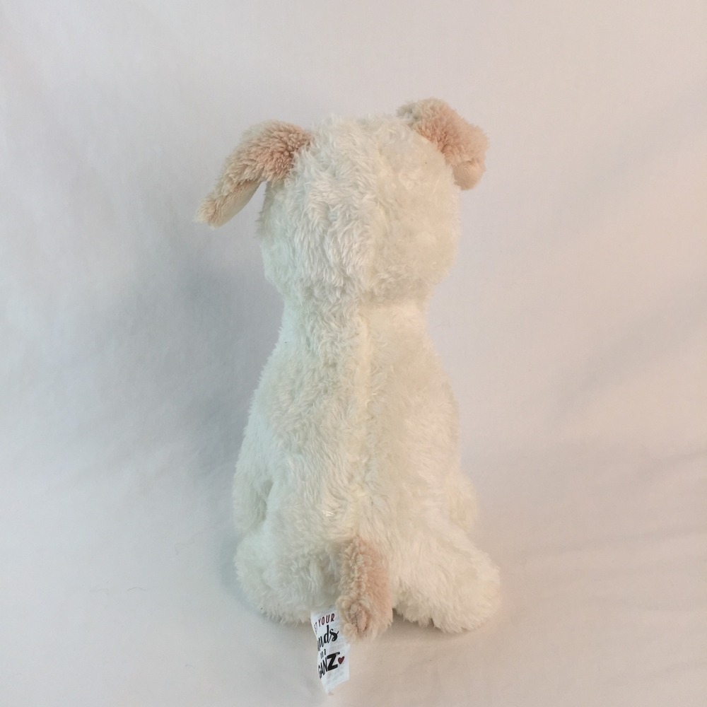 GANZ Ralph Dog Plush 9in White Tan Shaggy Puppy Stuffed Animal Toy H12510 - Picture 3 of 8